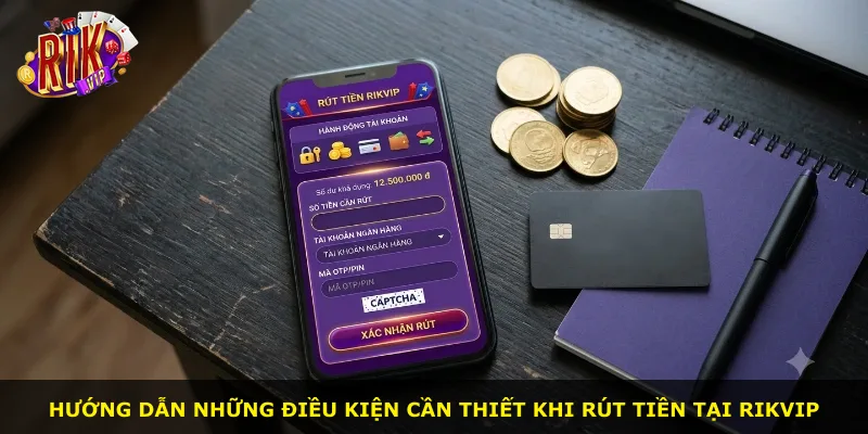 Hướng dẫn những điều kiện cần thiết khi rút tiền tại Rikvip
