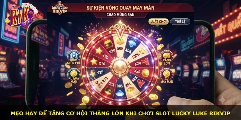 Mẹo hay để tăng cơ hội thắng lớn khi chơi slot Lucky Luke Rikvip