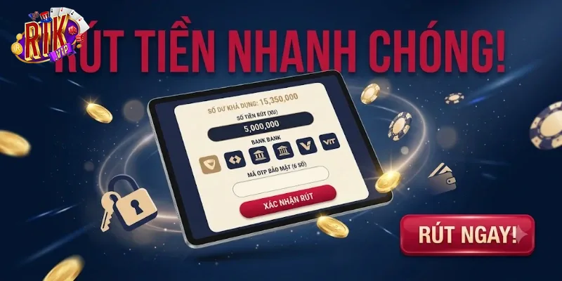 Rút Tiền Rikvip An Toàn, Nhận Thưởng Nhanh Chóng Chỉ Trong Vài Bước