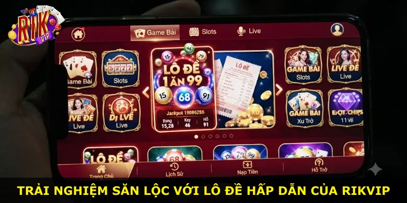 Trải nghiệm săn lộc với lô đề hấp dẫn của Rikvip